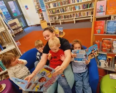 Rebecca and kids